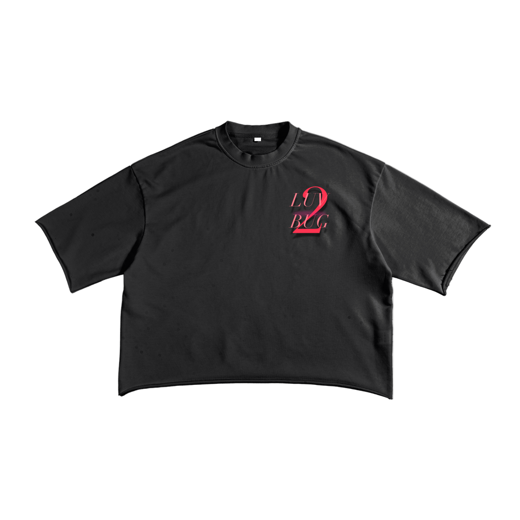 French Terry Raw Edge T-Shirt