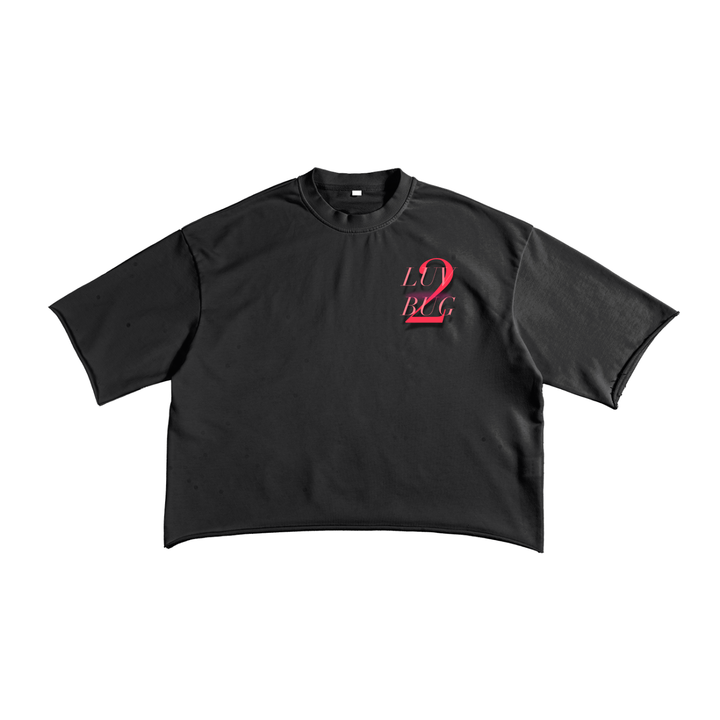 French Terry Raw Edge T-Shirt