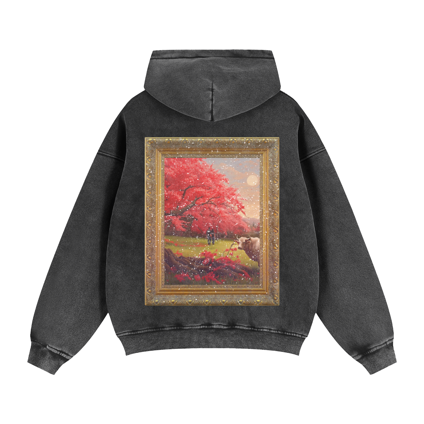 Zip-Through Boxy Fleece Hoodie