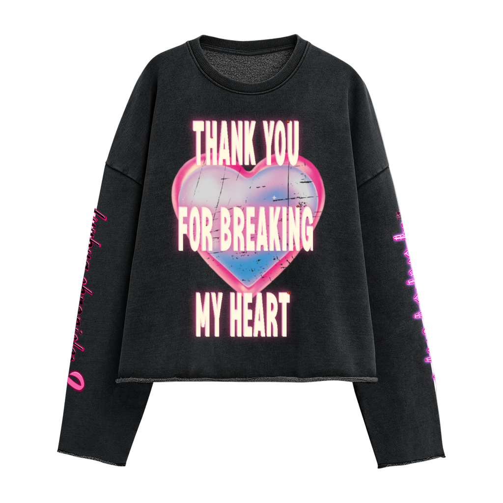 “Thank You” Oversized Sweater