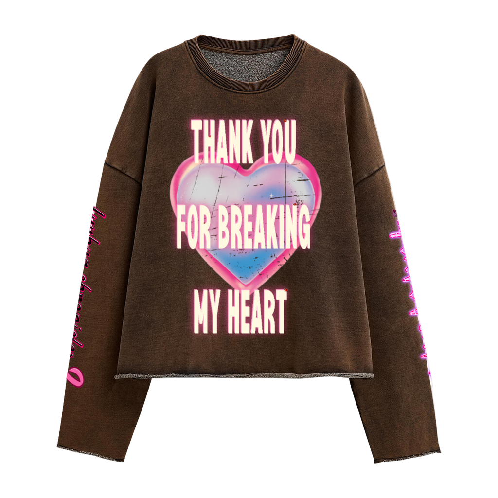 “Thank You” Oversized Sweater