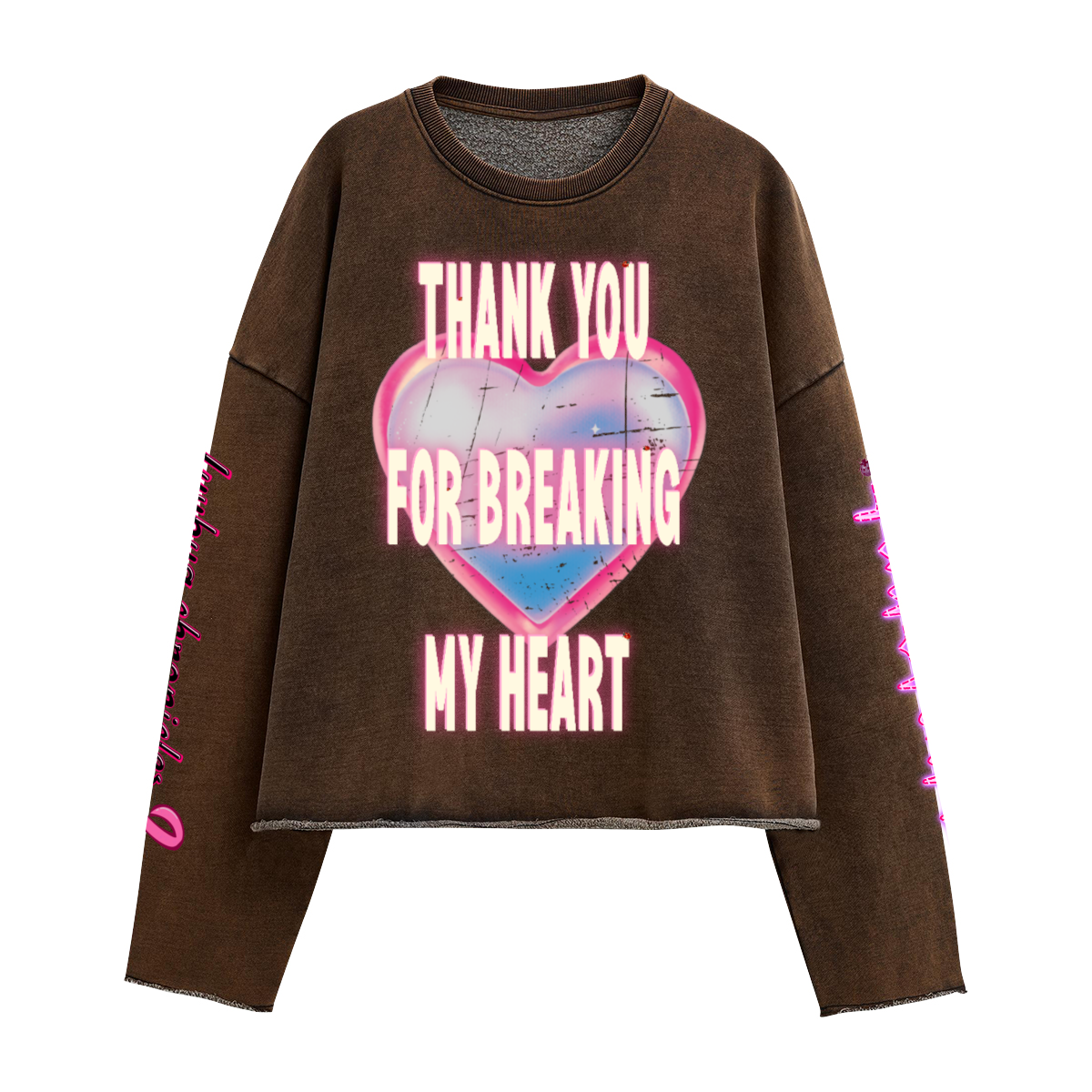 “Thank You” Oversized Sweater