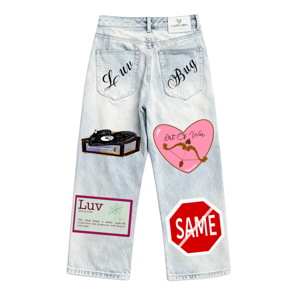 “See The Signs” Baggy Jeans