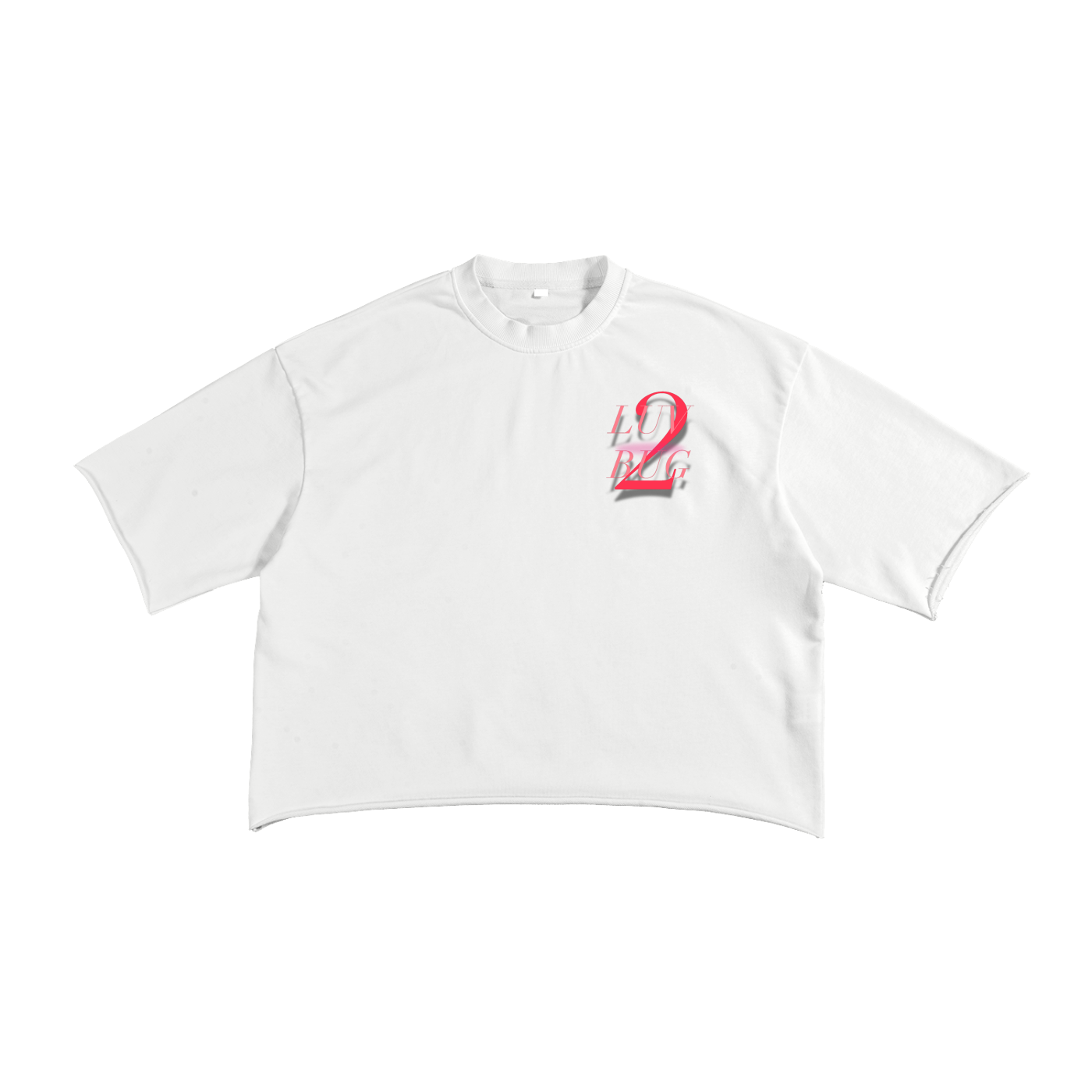 French Terry Raw Edge T-Shirt