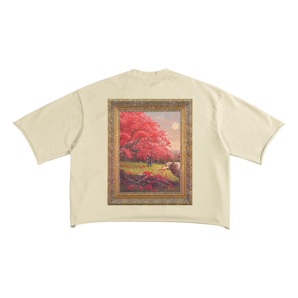 French Terry Raw Edge T-Shirt