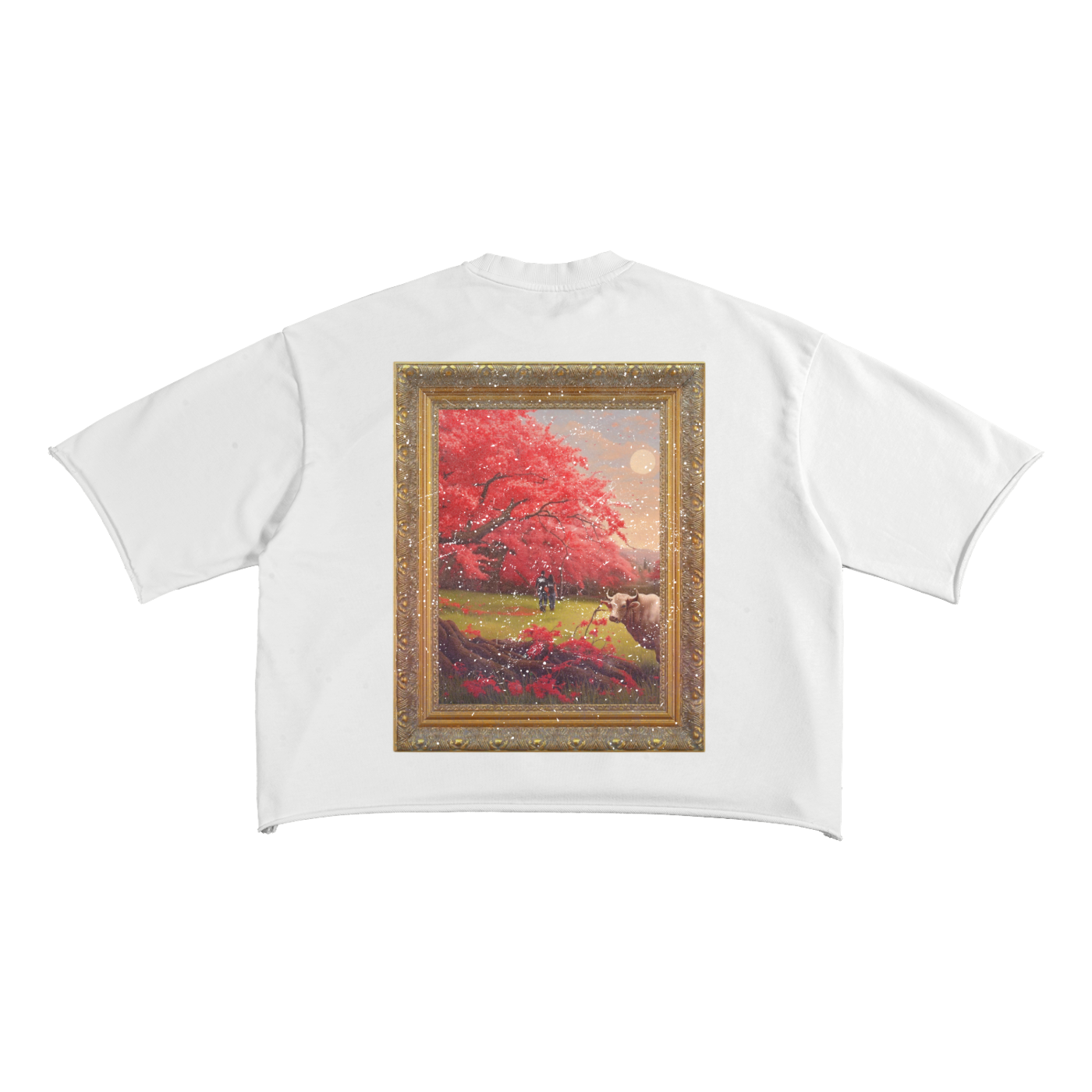 French Terry Raw Edge T-Shirt